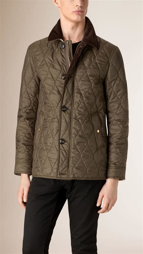 burberry quilted check jacket|Burberry quilted jacket men.